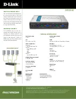 Preview for 2 page of D-Link DKVM-4K - KVM Switch Technical Specifications