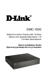 D-Link DMC 1000 - Modular Expansion Base Quick Installation Manual preview