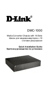 Preview for 1 page of D-Link DMC 1000 - Modular Expansion Base Quick Installation Manual