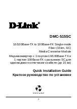 Preview for 1 page of D-Link DMC-515SC Quick Installation Manual