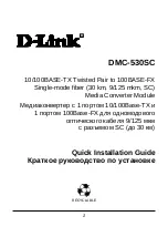 Preview for 1 page of D-Link DMC-530SC Quick Installation Manual