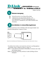 Preview for 4 page of D-Link DMC-810SC Quick Install Manual