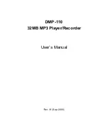 D-Link DMP-110 - 32 MB Digital Player User Manual предпросмотр