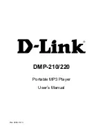 Preview for 1 page of D-Link DMP-210 - 32 MB Digital Player User Manual