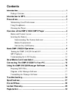 Preview for 2 page of D-Link DMP-210 - 32 MB Digital Player User Manual