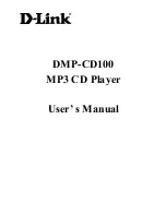 Предварительный просмотр 1 страницы D-Link DMP-CD100 User Manual