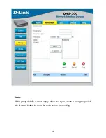 Предварительный просмотр 35 страницы D-Link DNS-300 Manual
