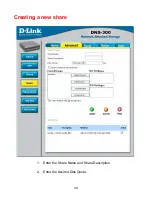 Предварительный просмотр 38 страницы D-Link DNS-300 Manual