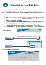 Предварительный просмотр 7 страницы D-Link DNS-300 Quick Installation Manual