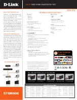 Предварительный просмотр 2 страницы D-Link DNS-313 Technical Specifications