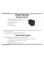 Предварительный просмотр 3 страницы D-Link DNS-321 - Network Storage Enclosure Hard Drive Array User Manual