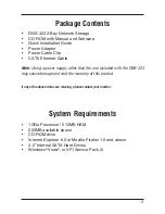 Preview for 4 page of D-Link DNS-323 - Network Storage Enclosure NAS Server Quick Installation Manual