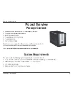 Preview for 4 page of D-Link DNS-323 - Network Storage Enclosure NAS Server User Manual