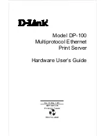 Preview for 1 page of D-Link DP-100 Hardware User'S Manual