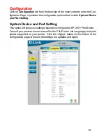 Предварительный просмотр 13 страницы D-Link DP-300+ Manual