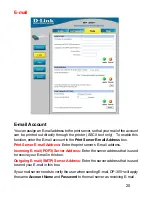 Предварительный просмотр 20 страницы D-Link DP-300+ Manual