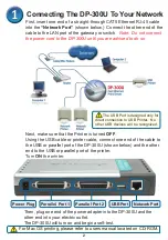 Предварительный просмотр 2 страницы D-Link DP-300U Quick Installation Manual