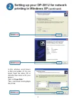 Preview for 9 page of D-Link DP 301U Quick Installation Manual