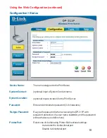 Preview for 10 page of D-Link DP-311P - Air Print Server User Manual