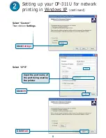 Предварительный просмотр 8 страницы D-Link DP-311U Quick Installation Manual
