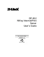 Preview for 1 page of D-Link DP-802 User Manual