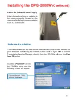 Preview for 8 page of D-Link DPG-2000W - AirPlus G Wireless Presentation Gateway User Manual