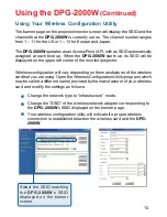 Preview for 14 page of D-Link DPG-2000W - AirPlus G Wireless Presentation Gateway User Manual