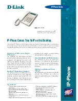 Preview for 1 page of D-Link DPH-100H Specifications