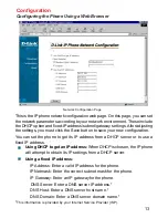 Preview for 13 page of D-Link DPH-100H User Manual