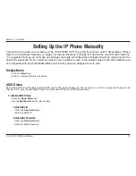 Preview for 14 page of D-Link DPH-125MS - VoiceCenter VoIP Phone User Manual