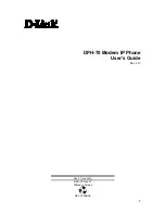 Preview for 1 page of D-Link DPH-70 User Manual