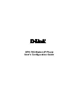 Preview for 1 page of D-Link DPH-70E User Configuration Manual