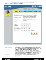 Предварительный просмотр 28 страницы D-Link DPH-C160S User Manual