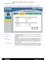 Предварительный просмотр 46 страницы D-Link DPH-C160S User Manual