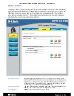 Предварительный просмотр 47 страницы D-Link DPH-C160S User Manual