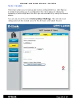 Предварительный просмотр 49 страницы D-Link DPH-C160S User Manual