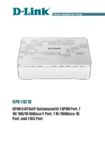 D-Link DPN-1021G Quick Installation Manual preview