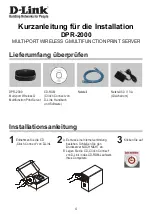 Preview for 4 page of D-Link DPR-2000 Quick Installation Manual