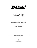 D-Link DSA-3110 User Manual preview