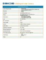 Preview for 2 page of D-Link DSB-C300 Product Specification