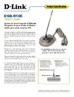 Preview for 1 page of D-Link DSB-R100 Specifications