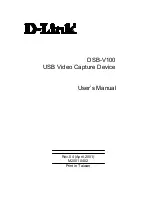 Preview for 1 page of D-Link DSB-V100 User Manual