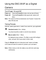 Preview for 9 page of D-Link DSC-350 - Digital Camera - 0.35 Megapixel User Manual