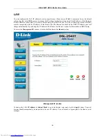 Предварительный просмотр 47 страницы D-Link DSL-2540T User Manual