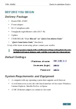 Preview for 2 page of D-Link DSL-2540U Quick Installation Manual