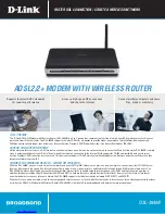 Preview for 1 page of D-Link DSL-2640B Specifications