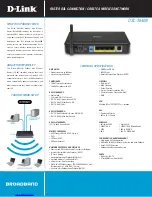 Preview for 2 page of D-Link DSL-2640B Specifications