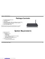 Preview for 3 page of D-Link DSL-2641B - Wireless G Router User Manual