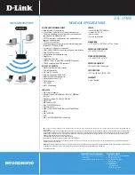 Preview for 3 page of D-Link DSL-2740B Brochure & Specs