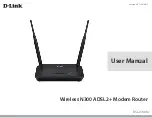 Preview for 1 page of D-Link DSL-2740M User Manual